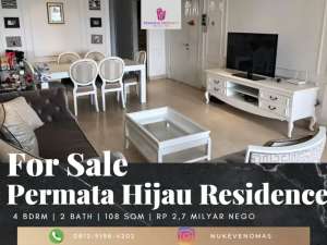 Dijual Apartement Permata Hijau Residence 3BR Plus 1 Low Floor lokasi di Jakarta Selatan, tersedia melalui melalui situs Olx