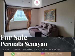 Dijual Apartement Permata Senayan 2BR1 Full Furnished Hadap Timur lokasi di Jakarta Pusat, tersedia melalui melalui situs Olx