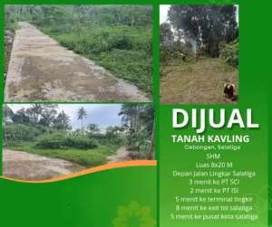 Dijual Cepat Sisa 1 Kavling Tanah di JLS, Salatiga, Harga Miring lokasi di Salatiga Kota, tersedia melalui melalui situs Olx