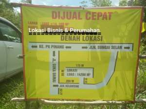 Dijual Cepat, Tanah Bisnis di pinggir Jl. Klenteng-Dekat SMA St. Yosef lokasi di Bangka Tengah Kab., tersedia melalui melalui situs Olx