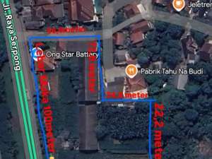 Dijual Kavling Komersil Strategis Hadap Jalan Raya Utama di Puspitek Serpong Tangerang Selatan lokasi di Tangerang Selatan Kota, tersedia melalui melalui situs Olx