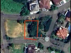 Dijual Kavling Royal Sumatera Cantik Hadap 3 SisiSelatan, Timur, Utara lokasi di Medan Kota, tersedia melalui melalui situs Olx