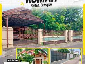 Dijual Rumah 5KamarRuang Usaha Luas 1200meter Kerten Laweyan Solo lokasi di Surakarta Kota, tersedia melalui melalui situs Olx