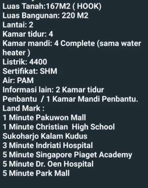 dijual rumah bagus lokasi dekat mall pakuwon solo baru lokasi di Sukoharjo Kab., tersedia melalui melalui situs Olx