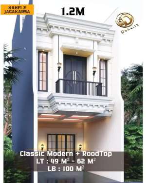 Dijual Rumah Classic Modern RoofTop Di Kahfi 2 Jagakarsa lokasi di Jakarta Selatan, tersedia melalui melalui situs Olx