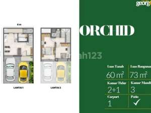 Dijual Rumah Cluster Georgia Uk 6x10 Type Orchid Badan lokasi di Tangerang Kab., tersedia melalui melalui situs Olx