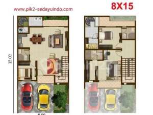 Dijual Rumah Cluster Springville Boulevard Uk 8x15 Posisi Hoek lokasi di Jakarta Utara, tersedia melalui melalui situs Olx