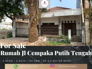 Dijual Rumah Unfurnished Cempaka Putih, Jakarta Pusat lokasi di Jakarta Pusat, tersedia melalui melalui situs Olx