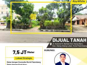 DIJUAL TANAH lokasi di Palembang Kota, tersedia melalui melalui situs Olx