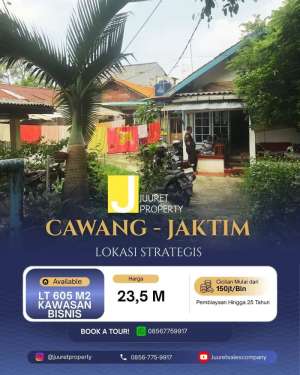 Dijual Tanah dan Bangunan Lokasi Strategis di Cawang Jakarta Timur lokasi di Jakarta Selatan, tersedia melalui melalui situs Olx