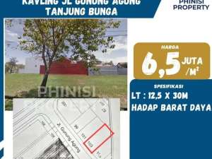 DIJUAL Tanah Kavling Murah Jalan Gunung Agung Tanjung Bunga lokasi di Makassar Kota, tersedia melalui melalui situs Olx