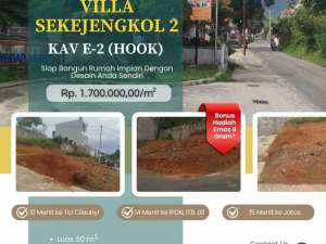 Dijual Tanah Kavling Siap Bangun Posisi Hook lokasi di Bandung Kab., tersedia melalui melalui situs Olx