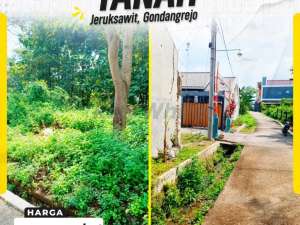 Dijual Tanah Luas Prospektif di Kawasan Perumahan Jeruksawit Gondangrejo lokasi di Karanganyar Kab., tersedia melalui melalui situs Olx