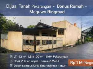 Dijual Tanah Pekarangan Bonus Rumah Meguwo Dekat Ringroad lokasi di Sleman Kab., tersedia melalui melalui situs Olx
