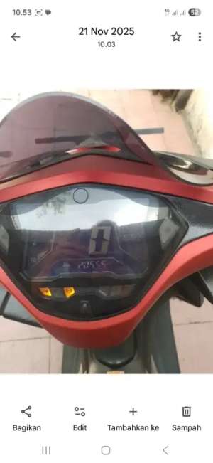 Jual bekas Dijual yamaha aerox abs tahun 2020 warna merah dopsurat lengkap,lokasi di Jakarta Barat