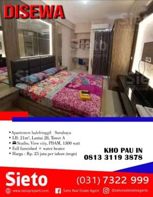 Disewa Apartemen balehinggil Surabaya lokasi di Surabaya Kota, tersedia melalui melalui situs Olx