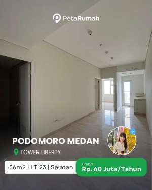 DISEWA APARTEMEN PODOMORO UNFURNISH TOWER LIBERTY lokasi di Medan Kota, tersedia melalui melalui situs Olx