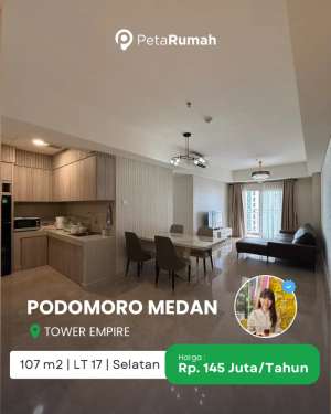 DISEWA PREMIUM APARTEMEN PODOMORO CITY DELI MEDAN lokasi di Medan Kota, tersedia melalui melalui situs Olx