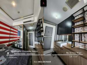 Disewakan Apartement Greenlake Sunter Southernlake Residence Mid Floor 1BR Full Furnished lokasi di Jakarta Utara, tersedia melalui melalui situs Olx