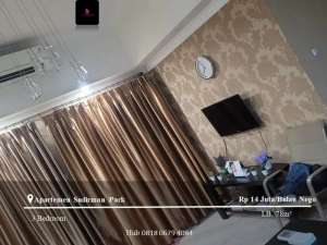 Disewakan Apartement Sudirman Park Low Floor 3BR Full Furnished lokasi di Jakarta Pusat, tersedia melalui melalui situs Olx