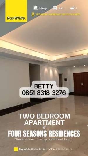 Disewakan Apartment 2br Semi- Furnished at Four Seasons Resd Jkt lokasi di Jakarta Selatan, tersedia melalui melalui situs Olx