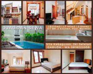 Disewakan Rumah Aman Damai Kebagusan 4 Kamar Kolam Bebas Banjir lokasi di Jakarta Selatan, tersedia melalui melalui situs Olx