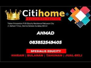 Disewakan Tahunan Studio full furnish apartemen educity by citihome lokasi di Surabaya Kota, tersedia melalui melalui situs Olx