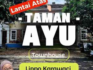 Disewakan townhouse taman ayu fully Furnished siap huni di lippo karawaci lokasi di Tangerang Kab., tersedia melalui melalui situs Olx