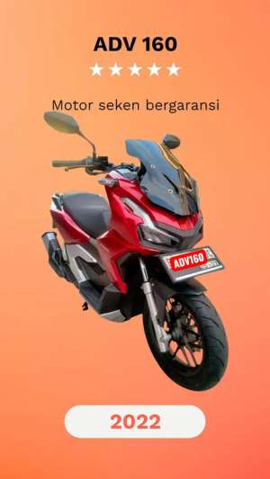Jual bekas Dp 1.5jt HondaADV 160 cbs pcxKTP daerah bs kredit 150 non abs,lokasi di Jakarta Selatan