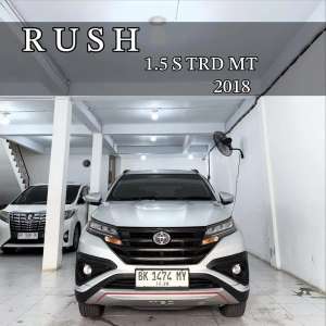 Jual bekas DP 29JT RUSH 1.5 S TRD MANUAL 2018 pmk 2019,lokasi di Medan Kota