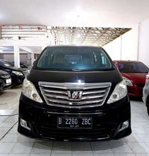 Jual bekas DP 30 jt Toyota NewAlphard 2.4 G ATPM Pilot Seat 2012 Bensin,lokasi di Sidoarjo  Kab.