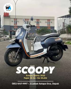Jual bekas DP 300 RIBU Honda New Scoopy Sporty Tahun 2023 CashKredit,lokasi di Jakarta Selatan