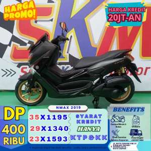 Jual bekas DP 400k Yamaha nmax 2019 cashcredit,lokasi di Depok Kota