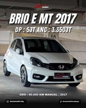 Jual bekas DP 5 JT Brio E MT 2017 Bisa Tukar Tambah Brio Satya 20152016,lokasi di Surabaya Kota