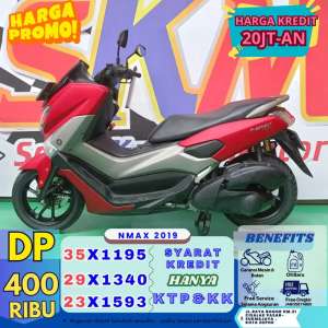 Jual bekas DP 500 angsrn38rbhari NMAX 2019 cash credt,lokasi di Jakarta Utara