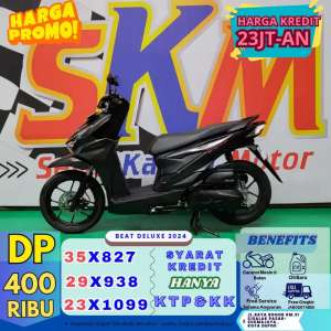 Jual bekas DP 500 proses KTPKK beat 2024 cash credt,lokasi di Depok Kota