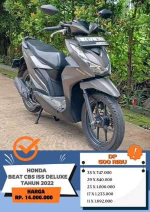 Jual bekas Dp 500 Rb HONDA BEAT DELUXE TAHUN 2022,lokasi di Jakarta Barat
