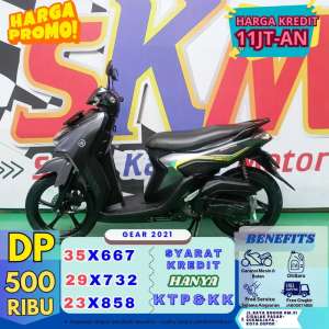 Jual bekas Dp 500rb bawa pulang gear 2021 bergaransi,lokasi di Tangerang Kota