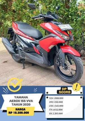 Jual bekas Dp 500rb Yamaha AEROX 155 VVA Tahun 2020,lokasi di  ,Jakarta Pusat
