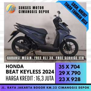 Jual bekas DP 600 BEAT DELUXE SMARTKEY 2025 CASHBACK UPTO700 SUKSES MOTOR,lokasi di Depok Kota