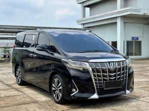 Jual bekas DP 75JT TOYOTA ALPHARD G TSS ATPM 2021 HITAM ISTIMEWA TT 2020,lokasi di Jakarta Pusat