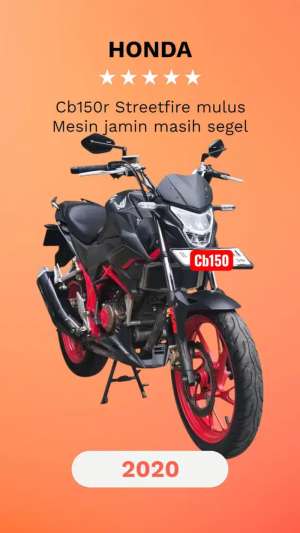 Jual bekas Dp 800rb Homda CB 150R CBR KTP daerah bs kredit cb150 cb150r cb 150 R,lokasi di  ,Jakarta Pusat