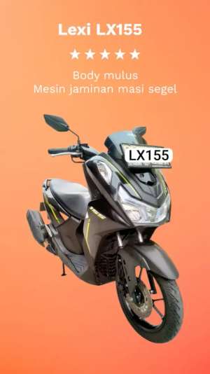 Jual bekas Dp 800rb Yamaha Lexi LX 155 KTP daerah bs kredit Lexy LX155,lokasi di  ,Jakarta Barat