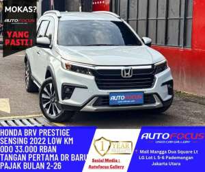 Jual bekas Dp Minim 25jt Langsung Bawa Pulang Honda Brv Prestige Sensing 2022,lokasi di Jakarta Utara