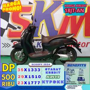 Jual bekas DP murah 700k Honda Scoopy th 2025 cashcredit,lokasi di Bogor Kab.