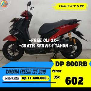 Jual bekas DP PROMO 800RIBU YAMAHA FREEGO 125 2019 ANGSURAN RINGAN BERGARANSI,lokasi di Jakarta Timur