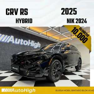 Jual bekas DP10 Km10.000 CRV RS Hybrid 2024 BlackCR-V Reg 2023 AUTOHIGH,lokasi di Jakarta Selatan