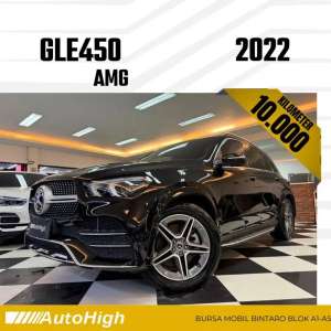 Jual bekas DP10 Km10.000 GLE450 AMG 2022 BlackGLE 450 Reg 2023 AUTOHIGH,lokasi di Jakarta Selatan