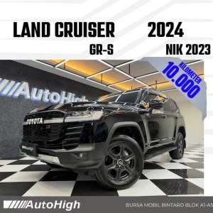 Jual bekas DP10 Km10.000 Land Cruiser GR 2023 BlackVXR Reg 2024 AUTOHIGH,lokasi di Jakarta Selatan