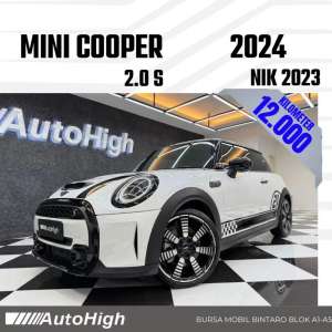 Jual bekas DP10 Km12.000 Mini Cooper 2.0 S Turbo 2023 White Reg 2024 AUTOHIGH,lokasi di Jakarta Selatan